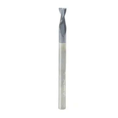 Amana 51463 Spiral for Steel, Stainless Steel & Non Ferrous Metal w/ AlTiN Coating 2-Flute x 3/16 D