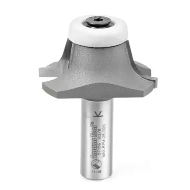 Amana 57156 Carbide Tipped Undermount Bowl Solid Surface 1-25/32 D x 11/16 CH x 17 Deg Angle x 1/2"