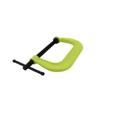 WILTON 14301 - 400 Series Hi-Vis Safety C-Clamp, 3" Jaw Opening, 2-1/2" Throat