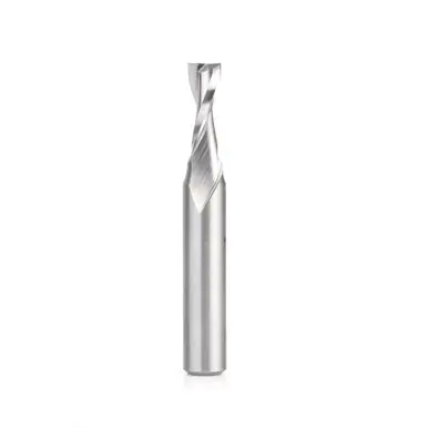 Amana HSS1642 HSS Spiral Aluminum Cutting Double Flute Up-Cut 3/8 D x 1 CH x 1/2 Shank 3-1/2" Router