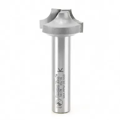 Amana 56178 Carbide Tipped Plunge Beading 5/16 R x 1-1/8 D x 9/16 CH x 1/2" Shank Router Bit