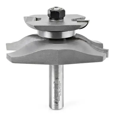 Amana 54221 Carbide Tipped Ogee Raised Panel w/ Back Cutter 7/8 R x 3-3/8 D x 1-1/16 CH x 1/2" Shank