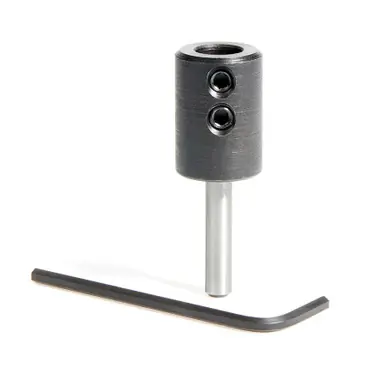 Amana 47643 6mm Shank x 10mm Inner Dia. Dowel Drill/Boring Bit Adapter for CNC Standard Collet/Tool