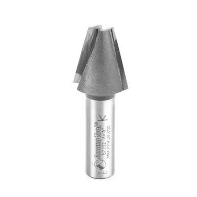 Amana 57132 Carbide Tipped Topmount European Type Solid Surface 29/32 D x 15/16 CH x 1/2" Shank