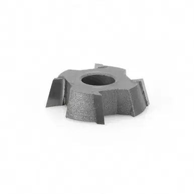 Amana 47502 Carbide Tipped 4 Wing Cutter for Assemblies 15 Deg Angle x 1" D x 1/4 CH x 5/16 Bore