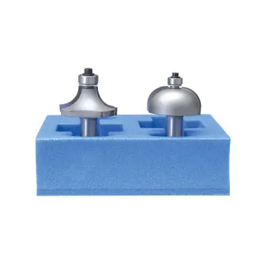 Amana AMS-118 Carbide Tipped Drop-Leaf Table Edge Rule Joint 1/2" Shank Router Bit Set