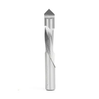 Amana HSS11005 HSS Panel Pilot 1/2 D x 1" CH x 1/2 Shank Spiral Router Bit