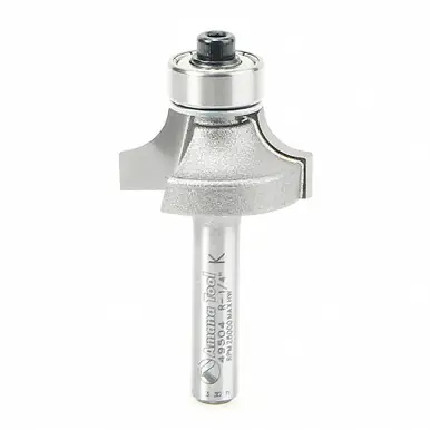 Amana 49504 Carbide Tipped Corner Rounding 1/4 Rad. x 1" Dia x 1/2 Cut Ht x 1/4 Shank