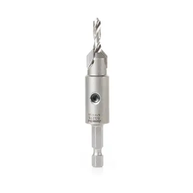Amana 55276 Replacement 82 Degree Carbide Tipped Countersink 1/2 D x 3/16 Drill D x 1/4" Quick