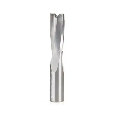 Amana 46391 Slow Spiral O-Flute, Acrylic Cutting 1/2 D x 1-1/4 CH x 1/2 Shank x 3" Up-Cut 2 Flute