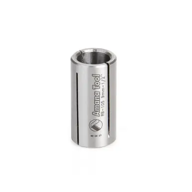 Amana RB-105 High Precision Steel Router Collet Reducer 1/2 Overall D x 9mm Inner D x 1"