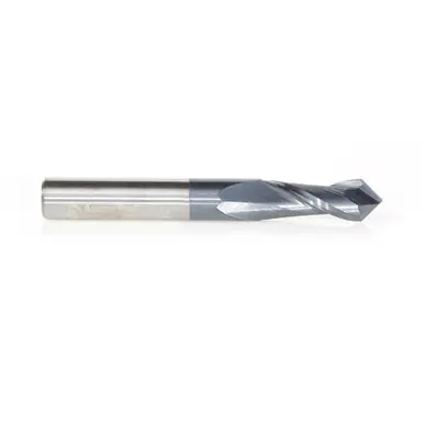 Amana 51653 CNC 90 Deg‘V‘ Spiral w/ AlTiN Coating for Steel & Stainless Steel 5/16 D x 7/8 CH x 5/16
