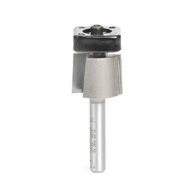 Amana 47148 Laminate Trimmer w/ Euro TM Square Bearing 3/4 Dia x 5/8 Cut Height x 1/4" Shank Carbide