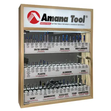 Amana AMS-CNC-60 CNC Master Router Bit Collection Includes 57 CNC Bits