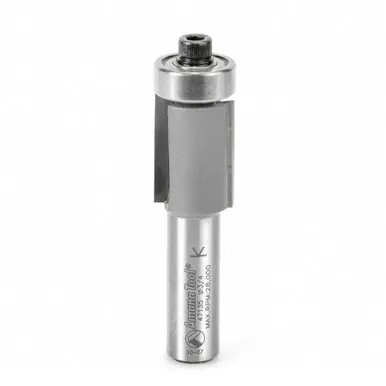 Amana 47135 Carbide Tipped DownShear SuperTrim Flush Trim 3/4 D x 1" CH x 1/2 Shank w/ Lower Ball