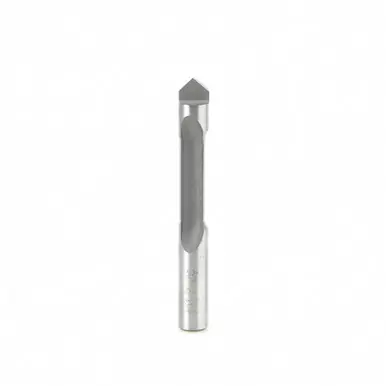 Amana HSS11002 HSS Panel Pilot 3/8 D x 3/4 CH x 3/8 Shank Straight Router Bit