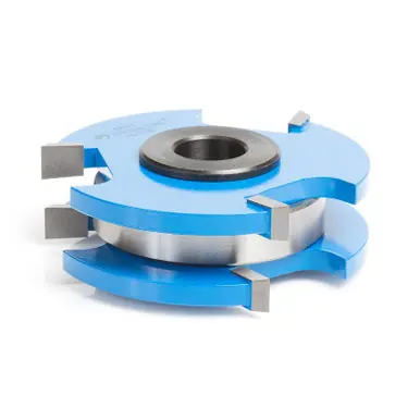Amana SC577 Carbide Tipped 3-Wing Tongue & Groove Reversible Stile & Rail 2-13/32 Dia x 3/4 Cut