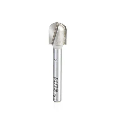 Amana 45907 Carbide Tipped Core Box 1/4 R x 1/2 D x 5/8 CH x 1/4 Shank Router Bit