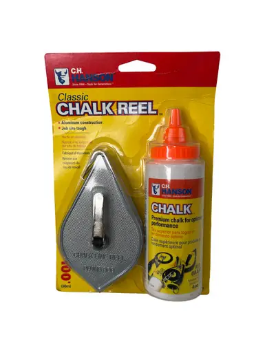 CH Hanson 11024 100‘ reel with 4 oz. Glo Orange Chalk
