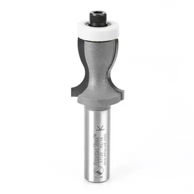 Amana 57120 Carbide Tipped Countertop No-Drip w/ Ultra-Glide Radius Bearing Solid Surface 1 D x