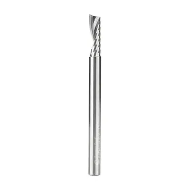 Amana 51493 Metric Spiral O-Single Flute, Plastic Cutting 5 D x 16 CH x 5 Shank x 64mm Long Up-Cut