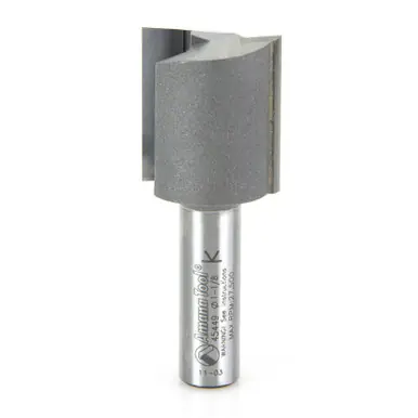 Amana 45449 Carbide Tipped Straight Plunge High Production 1-1/8 D x 1-1/4 CH x 1/2 Shank x 2-7/8"