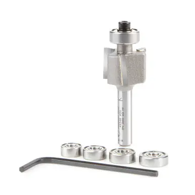 Amana 49346 Carbide Tipped Binding/Rabbeting 20mm (51/64) D x 13.5mm (17/32) CH x 1/4 Shank Router