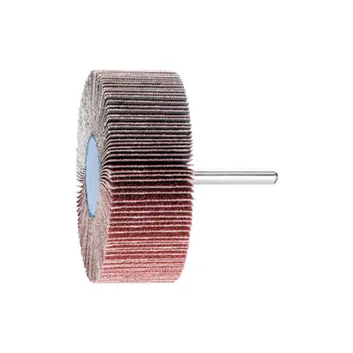 PFERD 45209 3" x 1" Mounted Flap Wheel 1/4" Shank - Aluminum Oxide - 80 Grit (10pk)