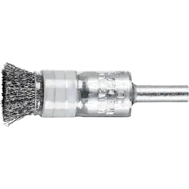 PFERD 83005 1/2" Banded Crimped Wire End Brush .006 CS Wire, 1/4" Shank (10pk)