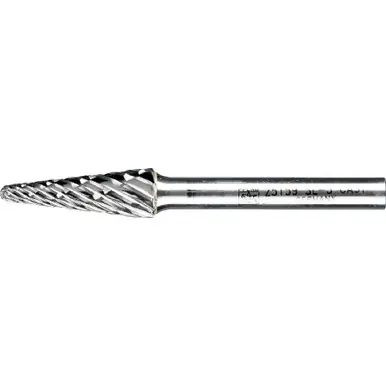 PFERD 25159 Carbide Bur, 14 degree Taper, CAST Cut 3/8" x 1-1/16" x 1/4" Shank