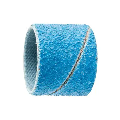 PFERD 41410 7/8" x 3/4" Spiral Band Cylindrical Type, Alu. Ox. INOX 150 Grit (100pk)