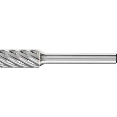 PFERD 24067 Carbide Bur, Cylind. Plain End, INOX Cut 3/8" x 3/4" x 1/4" Shank