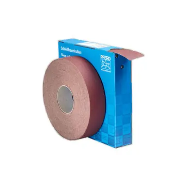 PFERD 47217 2" Shop Roll, Resin/Resin Heavy Duty 50 Yard Roll, Aluminum Oxide, 80 Grit