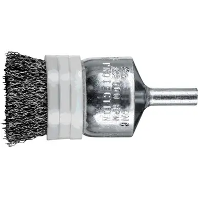 PFERD 83017 1" Banded Crimped Wire End Brush .010 CS Wire, 1/4" Shank (10pk)