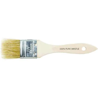PFERD 89697 1-1/2" Chip Brush, White Bristle 1-1/2" Trim, Wood Handle (36pk)