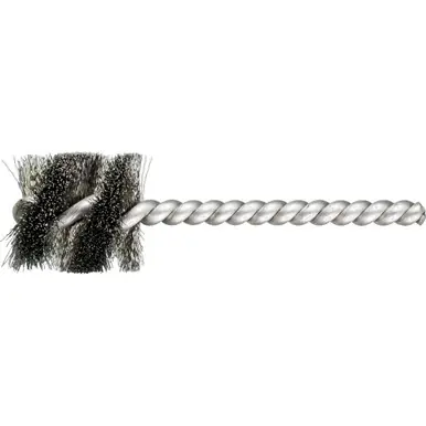 PFERD 83402 1" Power Tube Brush .005 SS Wire, 1/4" Stem, SS/SS (36pk)