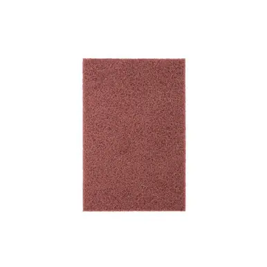 PFERD 44600 6" x 9" POLIVLIES Hand Pad - Maroon Aluminum Oxide - Very Fine Grade (20pk)