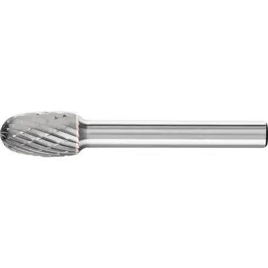 PFERD 24642 Carbide Bur - Oval Shape, DBL Cut 3/8" x 5/8" x 1/4" Shank - SE-3