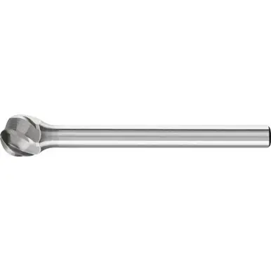 PFERD 23255 Carbide Bur, Ball Shape, ALU/NF Cut 1/4" x 3/16" x 1/8" Shank, SD-51
