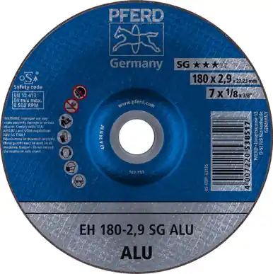 PFERD 63135 7" x 1/8" Cut-Off Wheel 7/8" AH A30N SG-ALU For Alum. T27 (25pk)
