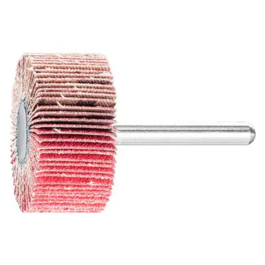 PFERD 45287 1-1/2" x 1" Mounted Flap Wheel 1/4" Shank Ceramic Oxide 120G (10pk)