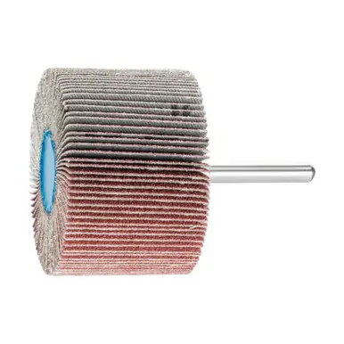 PFERD 45277 2-1/2" x 1-1/2" Mounted Flap Wheel 1/4" Shank Alum Oxide 80G (10pk)
