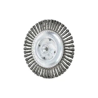 PFERD 88028 6" TWIN NUT Stringer Bead Wheel .020CS Wire 5/8-11 48 Knots (10pk)
