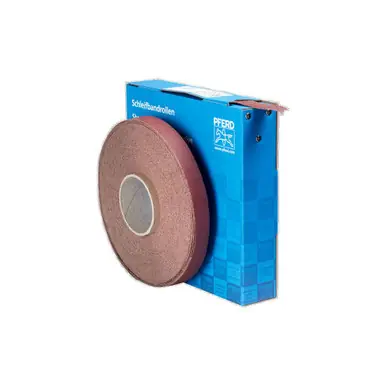 PFERD 47117 1" Shop Roll, Resin/Resin Heavy Duty 50 Yard Roll, Aluminum Oxide, 80 Grit