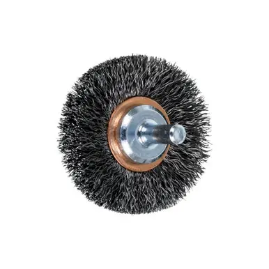 PFERD 82893 2" Crimped Shank Mtd Wheel Brush .008 CS Wire, 1/4" Shank (10pk)