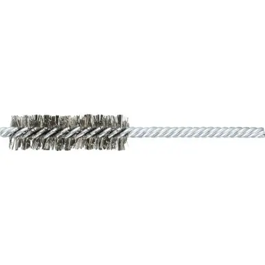PFERD 83446 3/4" Power Tube Brush .010 SS Wire, 1/4" Stem, DS/DS (10pk)