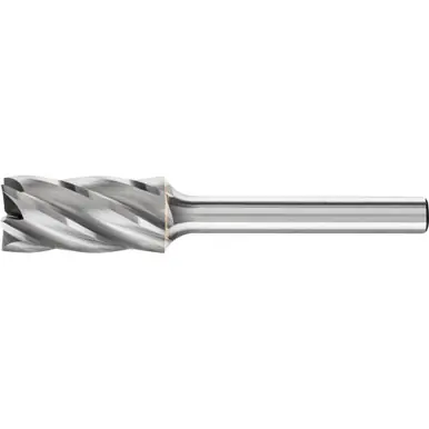 PFERD 24285 Carbide Bur, Cylind. End Cut, ALU/NF Cut 1/2" x 1" x 1/4" Shank