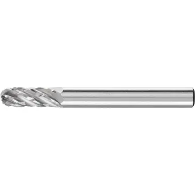 PFERD 24398 Carbide Bur, Cylind. Radius End, STEEL Cut 1/4" x 5/8" x 1/4" Shank
