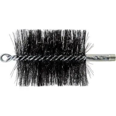 PFERD 89662 Round Wire Flue Brush Double Spiral, 4" Flue Size