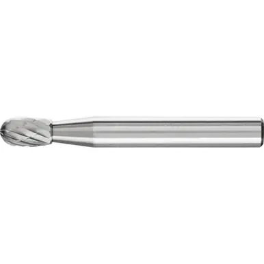 PFERD 24632 Carbide Bur - Oval Shape, DBL Cut 1/4" x 3/8" x 1/4" Shank - SE-1